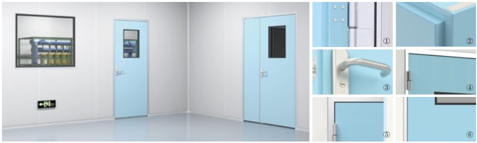 steel door for cleanroom